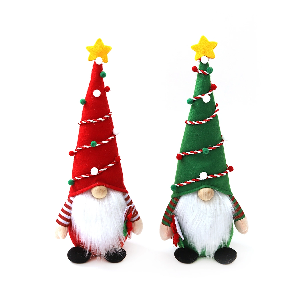 Factory Hot Sale Felt Fabric Faceless Woodsman Christmas Doll Ornaments Christmas Gnomes Party Home Decorations