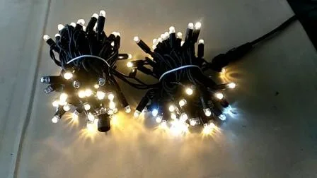 Lumières imperméables extérieures de ficelle de Noël de fil en caoutchouc IP65