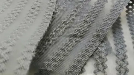 Matériel de décoration de rideau en tissu de maille de polyester d'ajustement sec